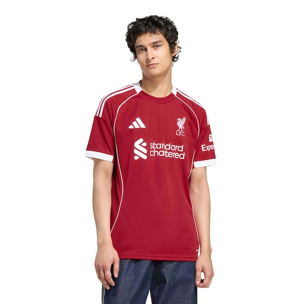 Camisa do Liverpool I 25/26 Torcedor adidas Masculina Camisa do Liverpool I 25/26 Torcedor adidas Masculina