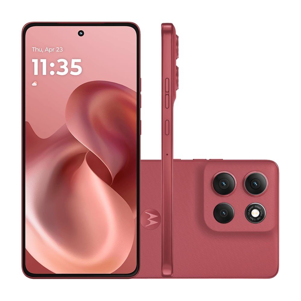 Smartphone Motorola Moto G86 5G 256GB 24GB de RAM Vermelho