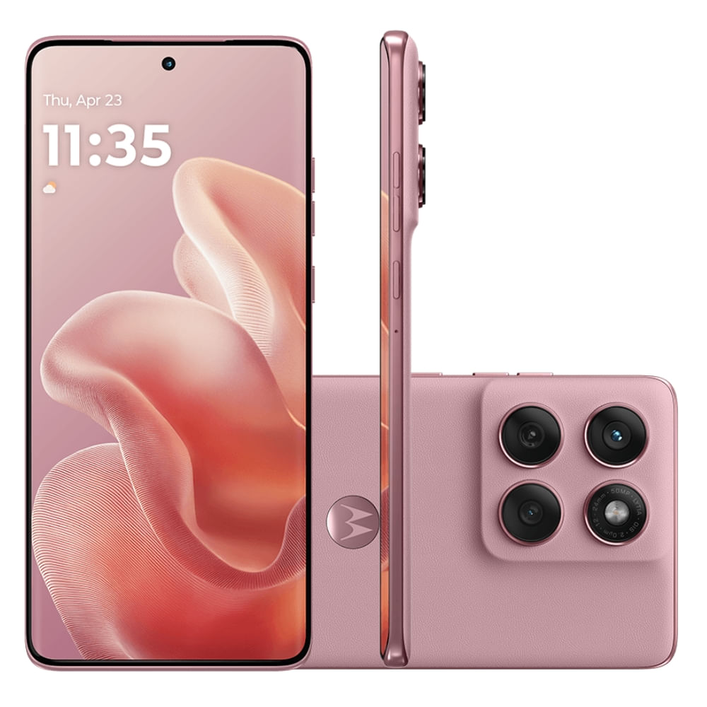 Smartphone Motorola Moto Edge 60 Fusion 5G 256GB 24GB de RAM Rosa