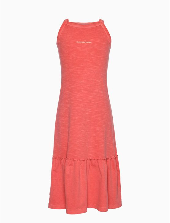 Vestido Menina Midi Flamê Estonado - Melancia Vestido Menina Midi Flamê Estonado Melancia 12