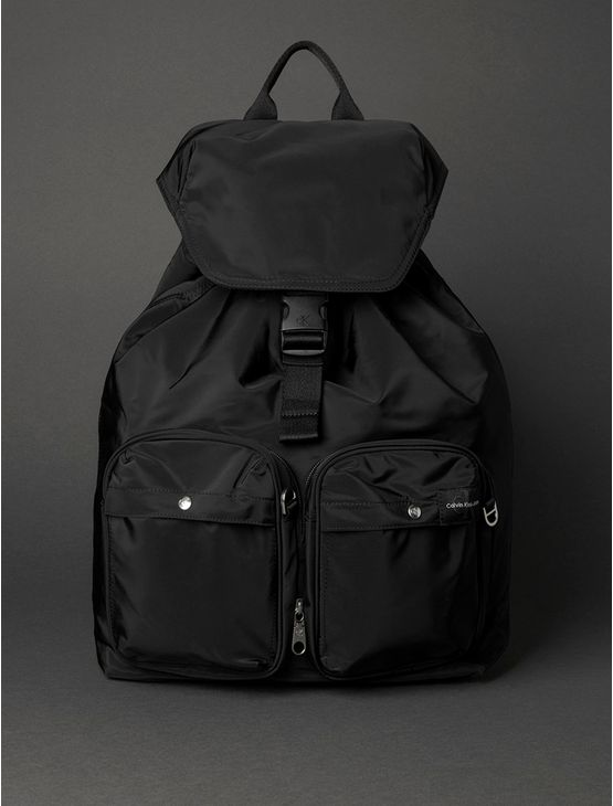 Mochila Masculina Utilitária 2 em 1 Calvin Klein Jeans - Preto Mochila Masculina Utilitária 2 em 1 Calvin Klein Jeans Preto u