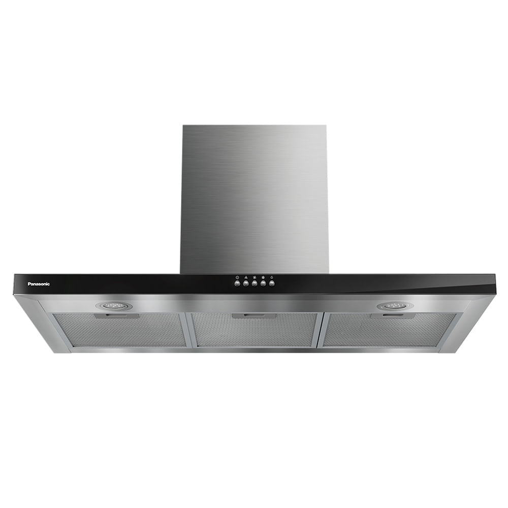 Coifa Intuitive+ Panasonic com Modo Depurador 90cm Black Glass - FV-9HSDB2 - 220v Coifa Intuitive+ Panasonic com Modo Depurador 90cm Black Glass - FV-9HSDB2 - 220v