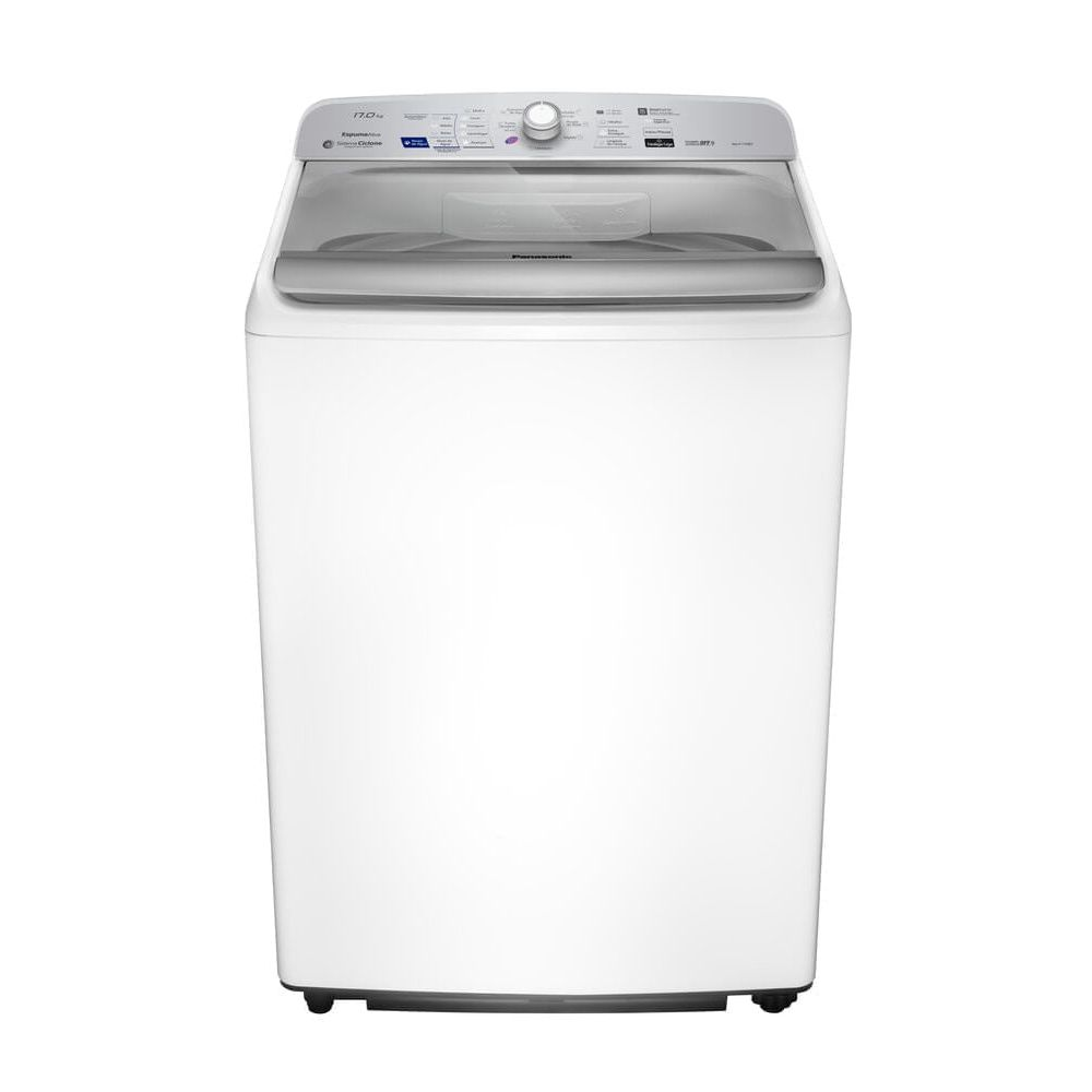 Máquina de lavar Ideal+ Panasonic 17kg Lavagem Eficiente SmartSense Branca - NA-F170B7W