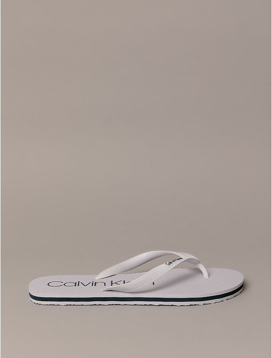 Chinelo Swim Calvin Klein - Branco Chinelo Swim Calvin Klein Branco 37/38