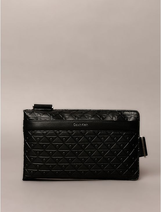 Bolsa Transversal Calvin Klein Relevo Mini - Preto Bolsa Transversal Calvin Klein Relevo Mini Preto u