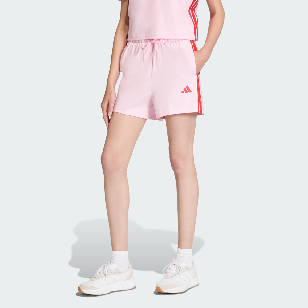 Shorts Algodão Essentials Três Listras Mulher adidas
