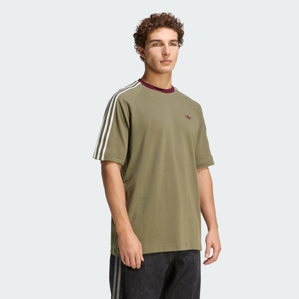 Camiseta Manga Curta Britcore Ringer Homem adidas Camiseta Manga Curta Britcore Ringer Homem adidas