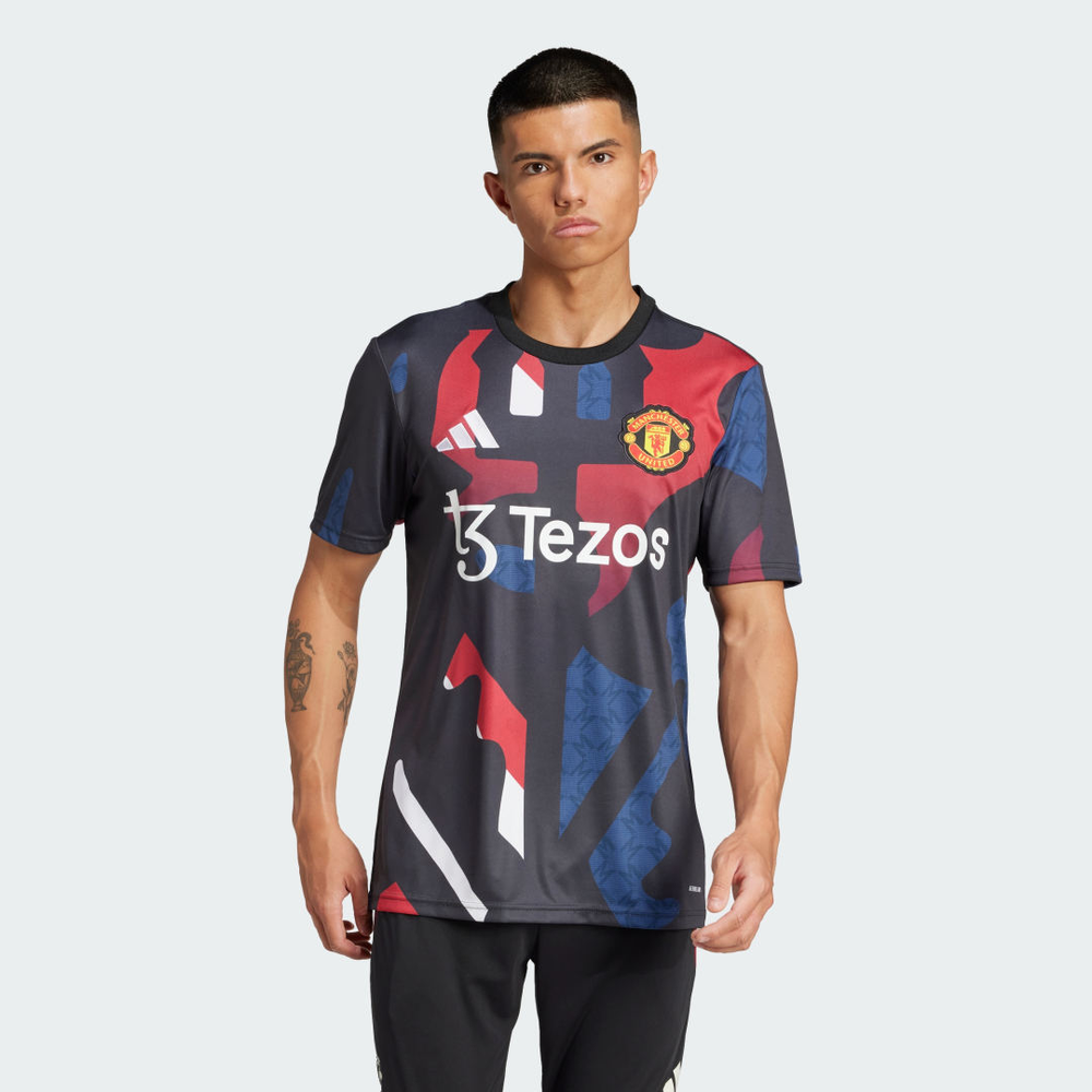 Camisa Pré-jogo Manchester United 24/25 Homem adidas Camisa Pré-jogo Manchester United 24/25 Homem adidas