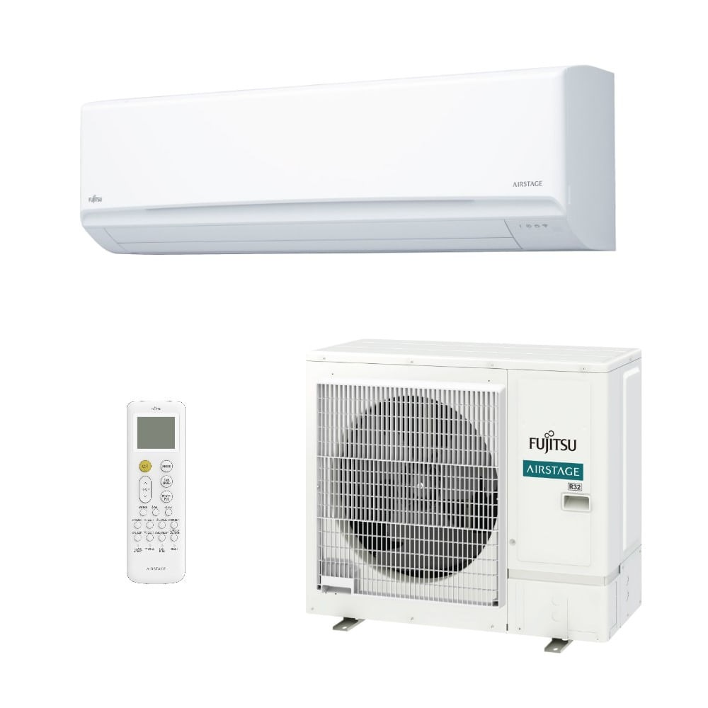 Ar-Condicionado Split HW Inverter Fujitsu Airstage Premium 27.000 BTUs R-32 Quente/Frio 220V