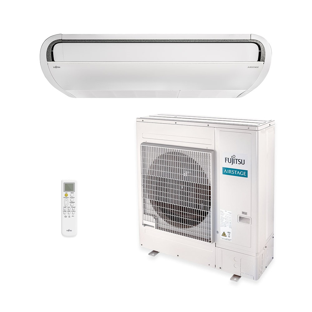 Ar-Condicionado Split Teto Inverter Fujitsu 45.000 BTUs Quente/Frio R32 220V Monofásico