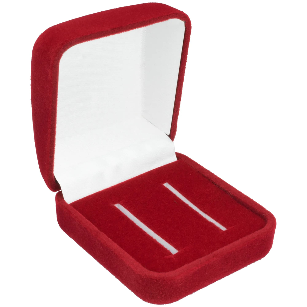 Caixinha de veludo vermelho Caixinha de veludo vermelho