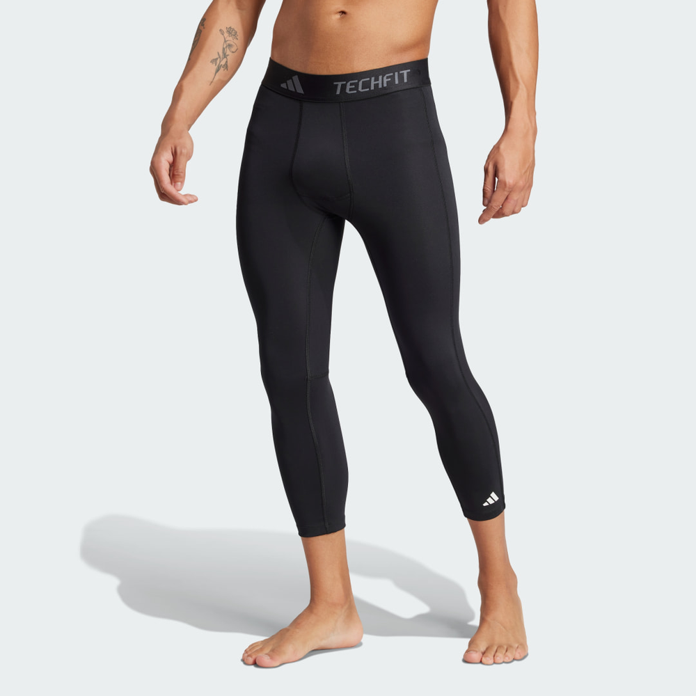Legging Treino 3/4 Techfit Compression Homem adidas