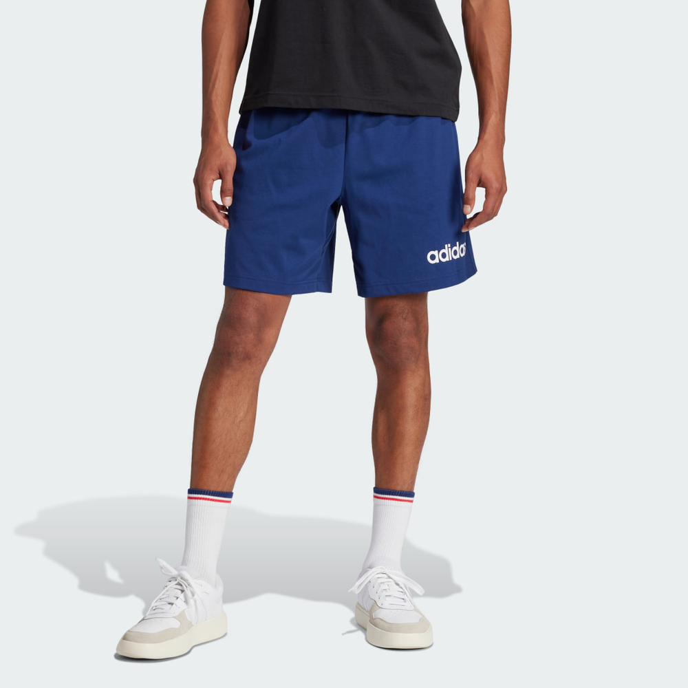 Shorts Essentials Linear Malha Simples Homem adidas