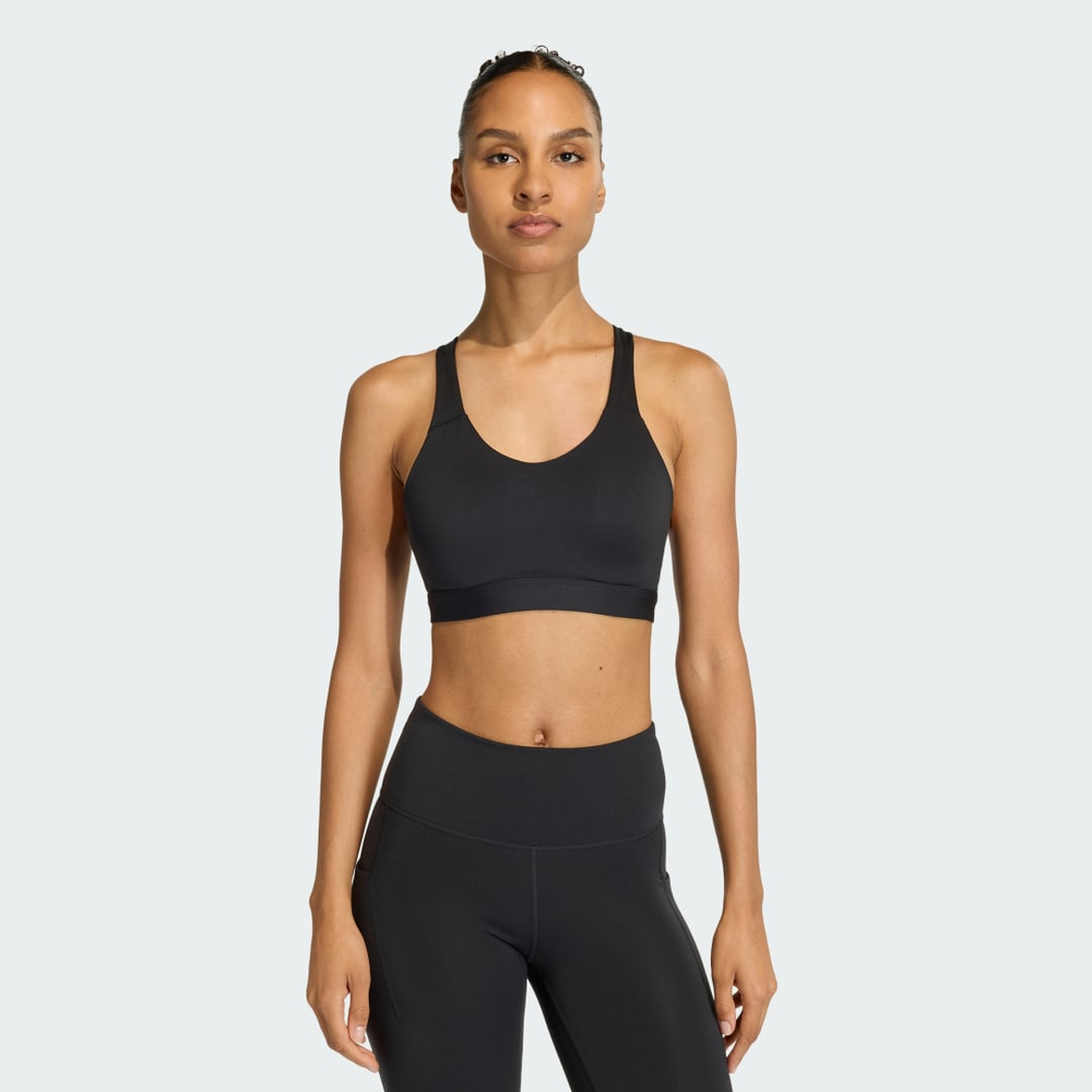 Top Esportivo Suporte Alto Optime Essentials Workout Mulher adidas Top Esportivo Suporte Alto Optime Essentials Workout Mulher adidas
