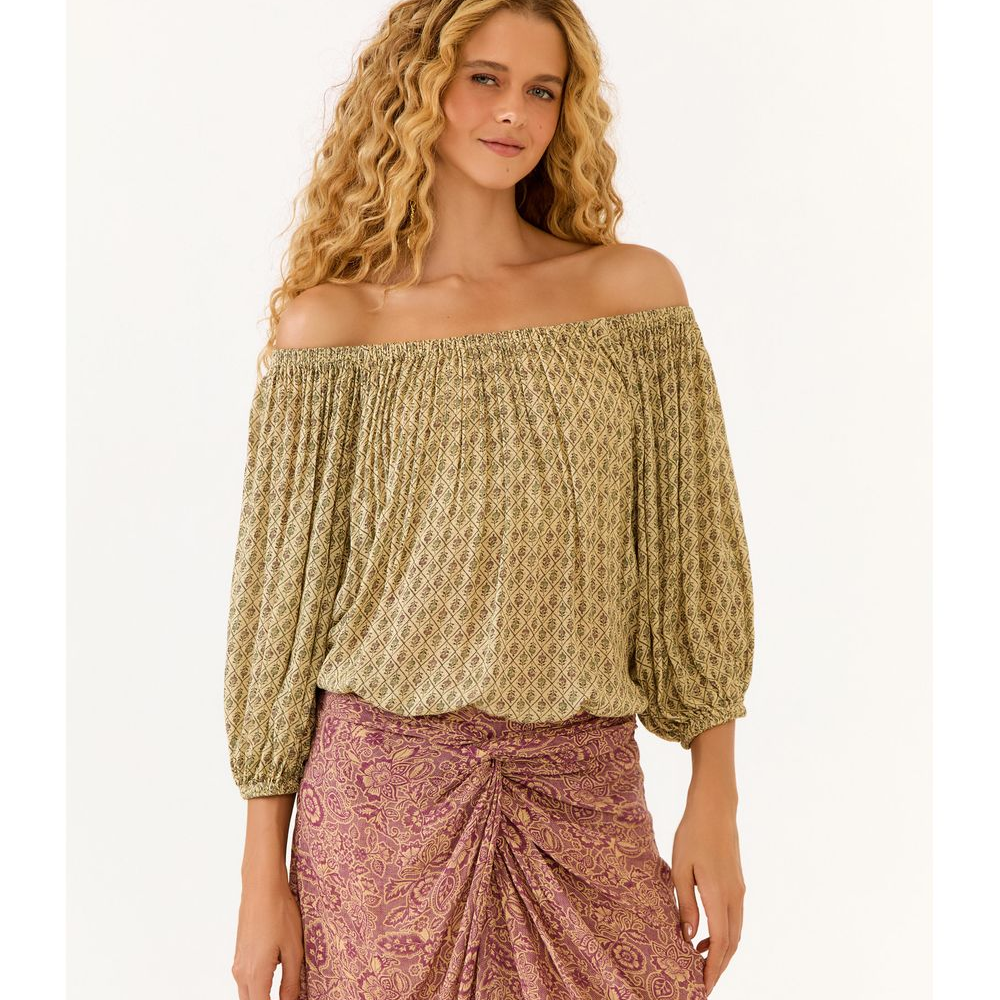 Blusa Estampa Lupine