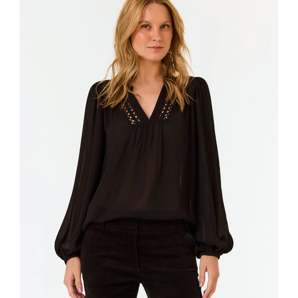 Blusa Manga Longa Ggt Trançado Blusa Manga Longa Ggt Trançado