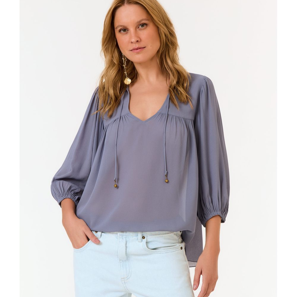 Blusa Manga Tres Quartos Ggt