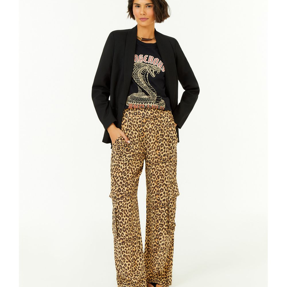 Calça Ggt Estampa Onça