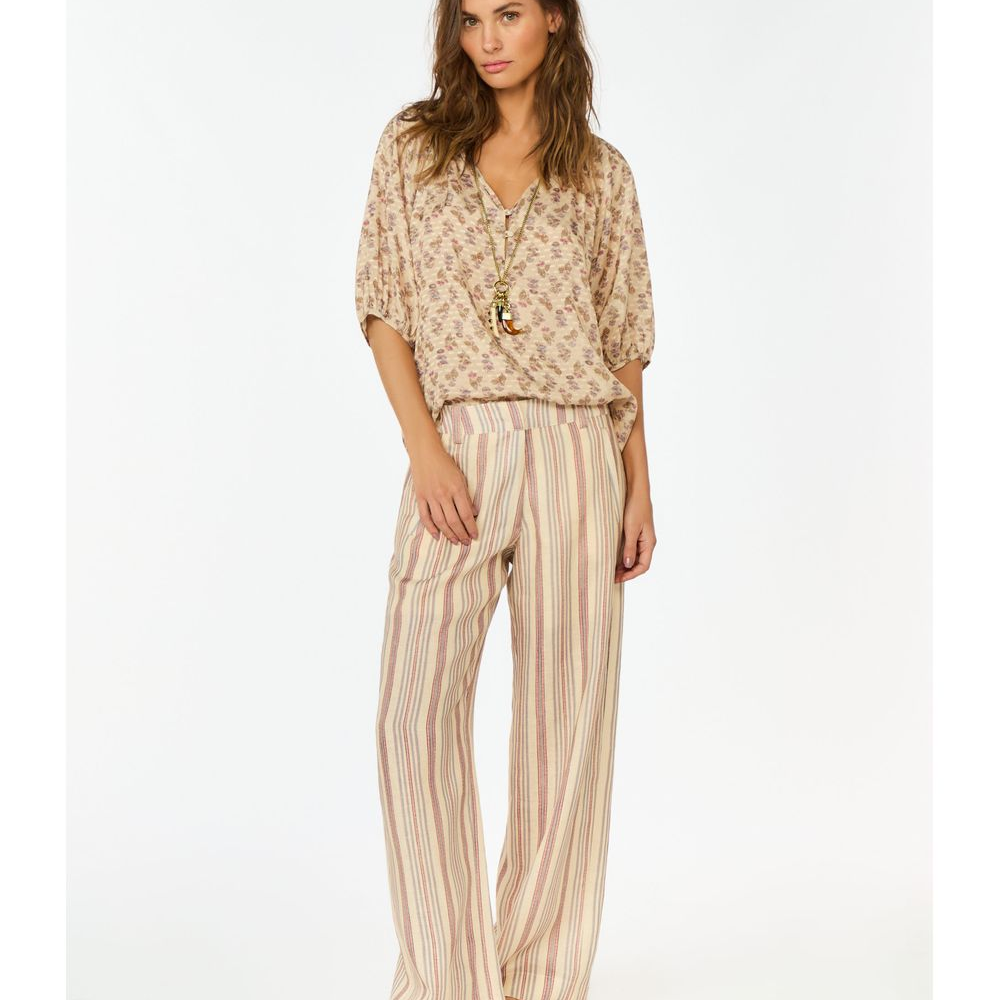 Calça Linho Estampa Jazzy
