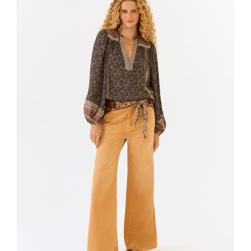 Calça Sarja Wide Leg Used