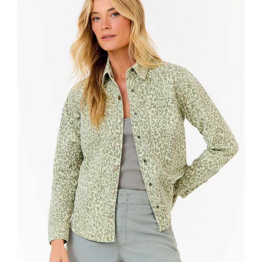 Camisa Sarja Estampa Selva Camisa Sarja Estampa Selva
