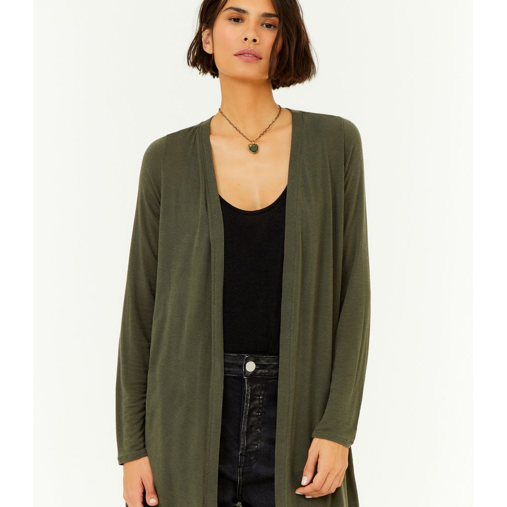 Cardigan Manga Longa
