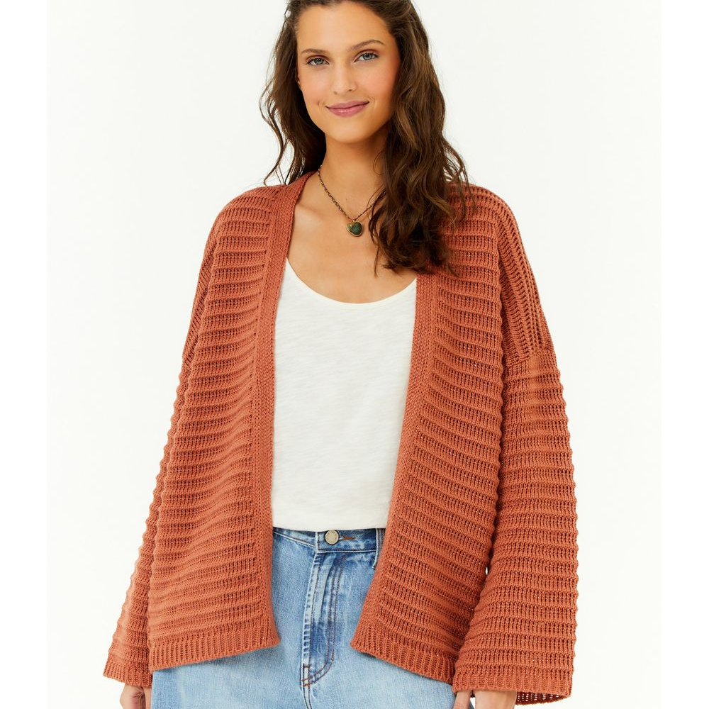 Cardigan Tricot Amplo Cardigan Tricot Amplo