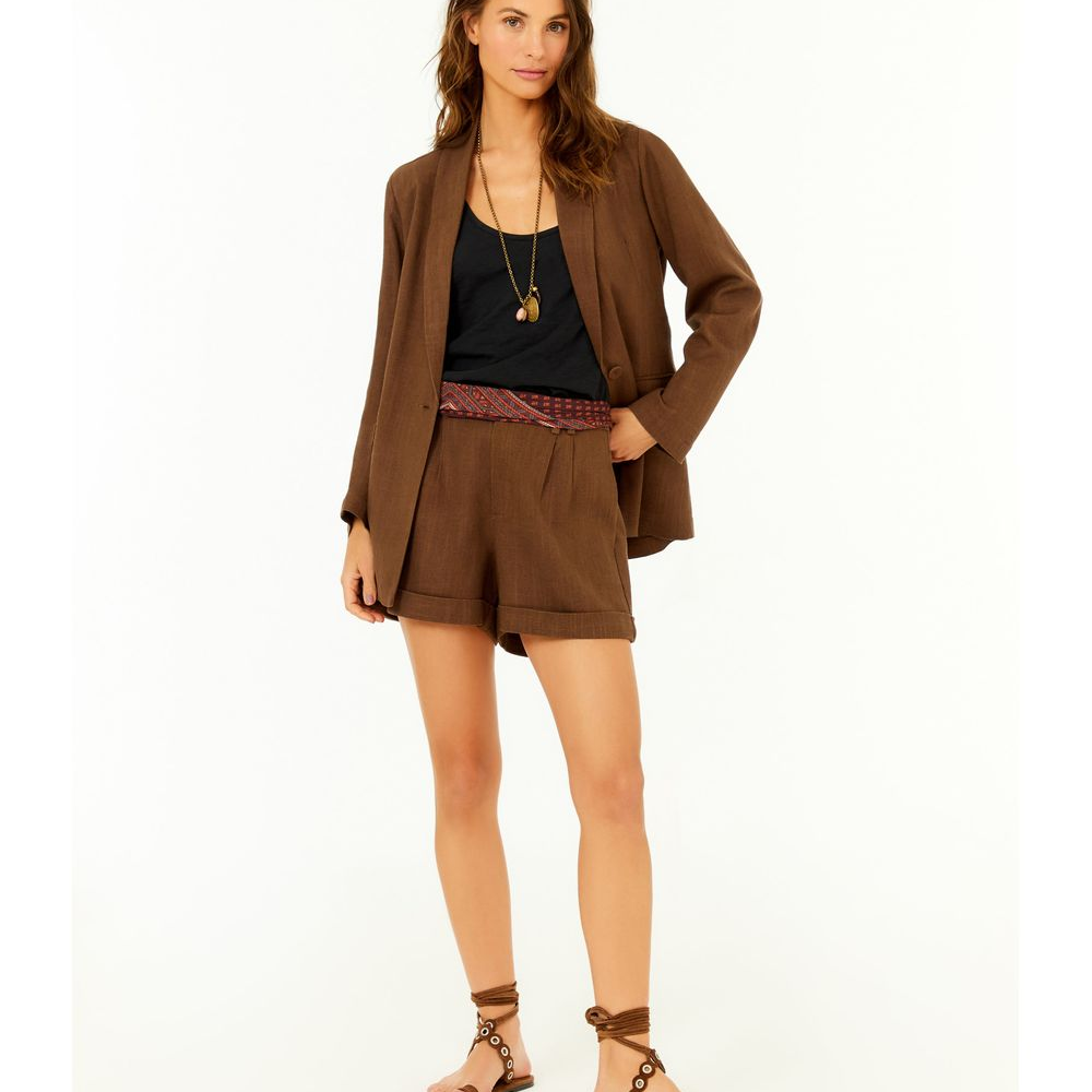 Short Alfaitaria Bolso Frontal