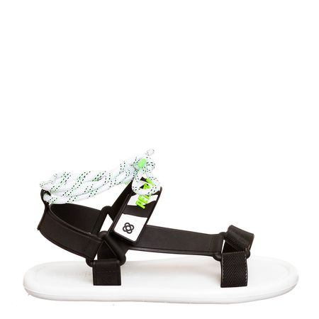 Sandália Petite Jolie Fizzy Preto/Preto/Branco - PJ6319 33-4 Sandália Petite Jolie Fizzy Preto/Preto/Branco - PJ6319 33-4