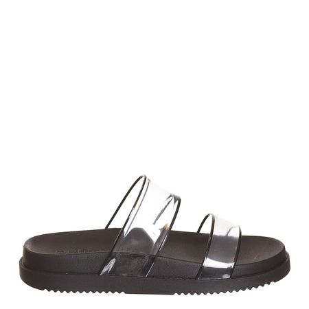 Chinelo Petite Jolie Ice Translucido/Preto - PJ6999 33-4 Chinelo Petite Jolie Ice Translucido/Preto - PJ6999 33-4