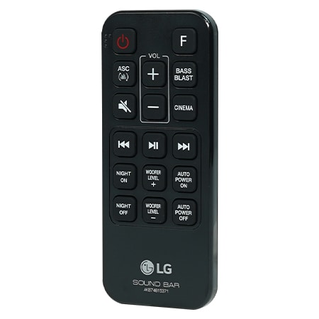 Controle remoto da Soundbar - AKB74815371