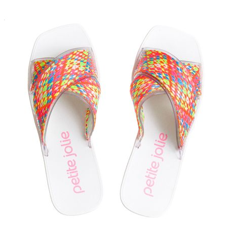Chinelo Petite Jolie Vibe Translucido/Branco - PJ6437 35 Chinelo Petite Jolie Vibe Translucido/Branco - PJ6437 35