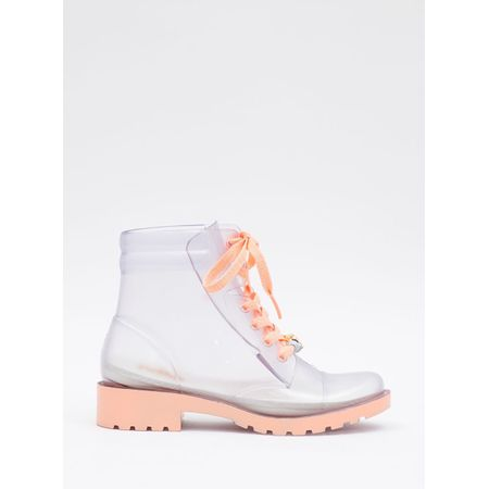 Bota Petite Jolie Iggy IN Translucido/Coral PJ7211IN 31-2 Bota Petite Jolie Iggy IN Translucido/Coral PJ7211IN 31-2