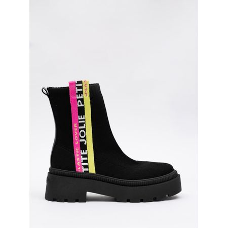 Bota Petite Jolie Off Boot Preto/Sola Preto PJ7280 34 Bota Petite Jolie Off Boot Preto/Sola Preto PJ7280 34
