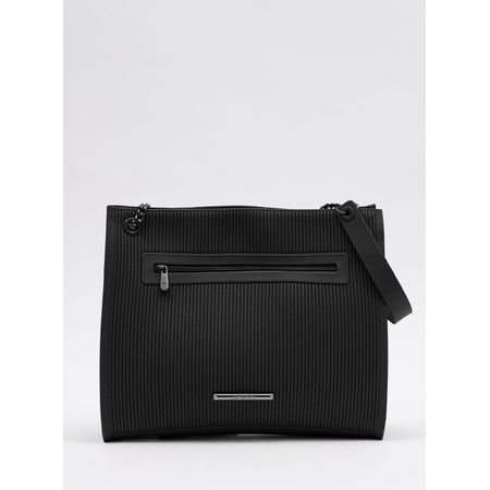 Bolsa Petite Jolie Olga Preto/Grafite PJ10072 Bolsa Petite Jolie Olga Preto/Grafite PJ10072
