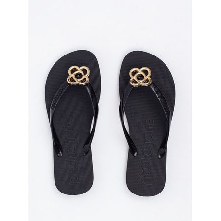 Chinelo Petite Jolie Fresh Preto PJ6979 39-0 Chinelo Petite Jolie Fresh Preto PJ6979 39-0