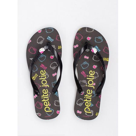Chinelo Petite Jolie HK Fresh Preto/Hello Kitty 4 PJ7206HK 33-4 Chinelo Petite Jolie HK Fresh Preto/Hello Kitty 4 PJ7206HK 33-4