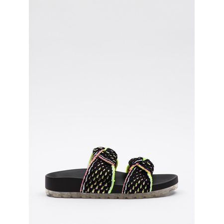 Chinelo Petite Jolie Knit Flat Hit Preto PJ7315 37 Chinelo Petite Jolie Knit Flat Hit Preto PJ7315 37