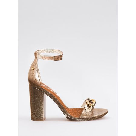 Sandália Petite Jolie Isabele Glitter Ouro Light PJ7527 39 Sandália Petite Jolie Isabele Glitter Ouro Light PJ7527 39