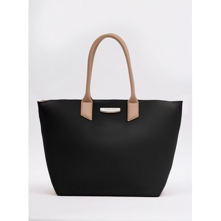 Bolsa Petite Jolie Big Shopping Preto/Avela PJ11275 Bolsa Petite Jolie Big Shopping Preto/Avela PJ11275