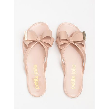 Chinelo Petite Jolie Lucky Cream PJ4533 34 Chinelo Petite Jolie Lucky Cream PJ4533 34