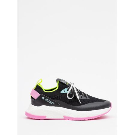 Tênis Petite Jolie Puff Sneaker Preto/Branco/Pink PJ7130II 33-4 Tênis Petite Jolie Puff Sneaker Preto/Branco/Pink PJ7130II 33-4