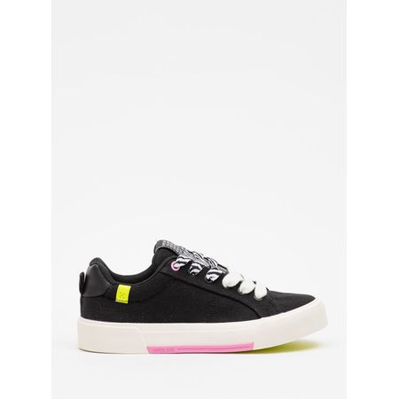 Tênis Petite Jolie Pump Preto/Amarelo Neon PJ7535 33-4 Tênis Petite Jolie Pump Preto/Amarelo Neon PJ7535 33-4