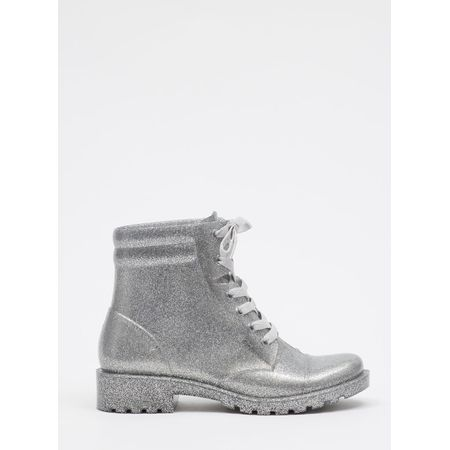 Bota Infantil Petite Jolie Iggy IN Glitter Prata PJ4995IN 25-6 Bota Infantil Petite Jolie Iggy IN Glitter Prata PJ4995IN 25-6