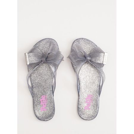 Chinelo Infantil Petite Jolie Lucky Glitter Prata PJ4533IN 25 Chinelo Infantil Petite Jolie Lucky Glitter Prata PJ4533IN 25