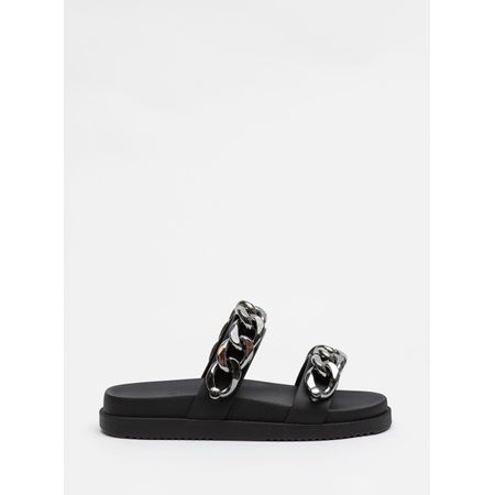 Chinelo Petite Jolie New Preto/Grafite PJ7635 33-4