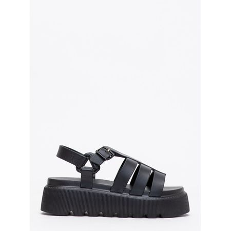 Sandália Petite Jolie Flow Sandal Preto PJ7561 33-4 Sandália Petite Jolie Flow Sandal Preto PJ7561 33-4