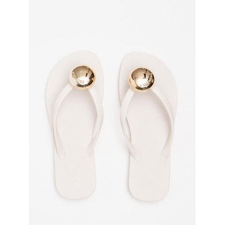 Chinelo Petite Jolie Fresh White/Sola White PJ7637 33-4 Chinelo Petite Jolie Fresh White/Sola White PJ7637 33-4