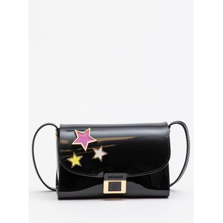 Bolsa Infantil Petite Jolie Alicia In Preto PJ11310IN Bolsa Infantil Petite Jolie Alicia In Preto PJ11310IN