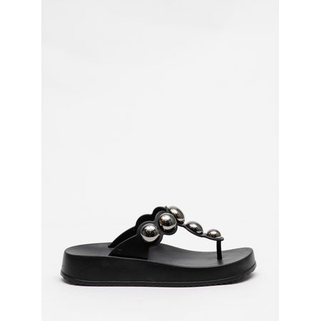 Chinelo Petite Jolie Bold Preto/Grafite PJ7586 33-4 Chinelo Petite Jolie Bold Preto/Grafite PJ7586 33-4